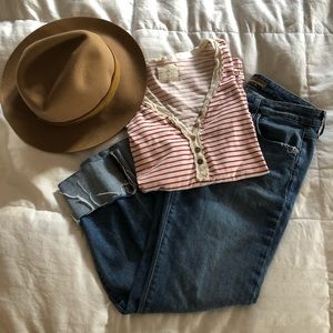 T.la striped long sleeve shirt